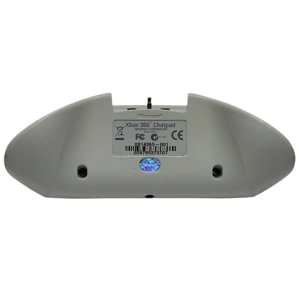 Official OEM Microsoft Xbox 360 Keyboard Chat Pad White OEM Cleaned